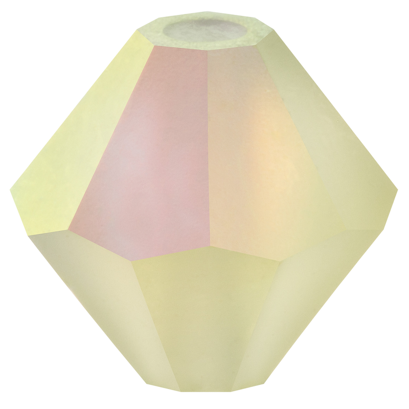 Preciosa Rondelle Beads - Jonquil Matte AB