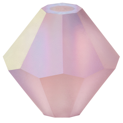 Preciosa Rondelle Beads - Light Amethyst Matte AB