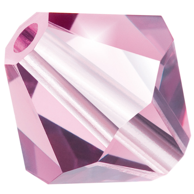 Preciosa Rondelle Beads - Light Amethyst