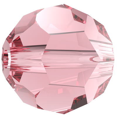 Preciosa Round Beads - Light Rose