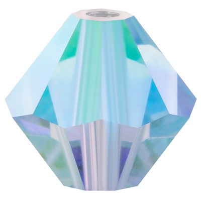 Preciosa Rondelle Beads - Light Sapphire AB 2x