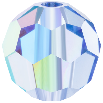 Preciosa Round Beads - Light Sapphire AB