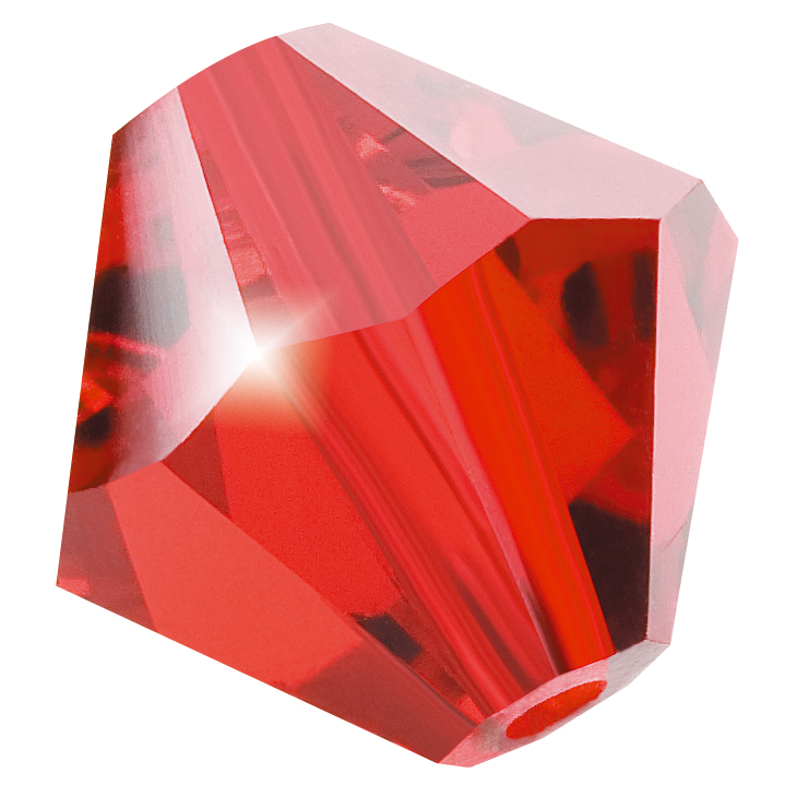 Preciosa Rondelle Beads - Light Siam