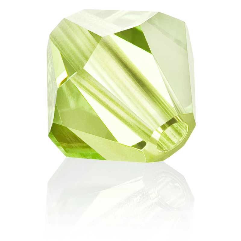 Preciosa Rondelle Beads - Limecicle