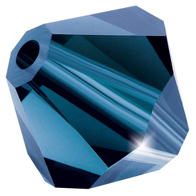 Preciosa Rondelle Beads - Montana Matte