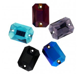 Sew Ons - Octagon Rectangle Shape