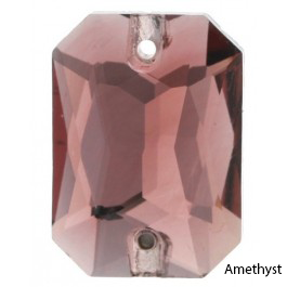 Sew Ons - Octagon Rectangle Shape