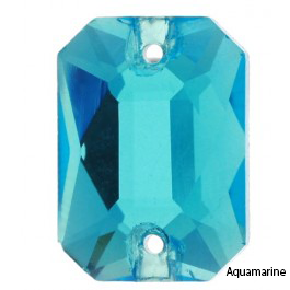 Sew Ons - Octagon Rectangle Shape