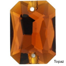 Sew Ons - Octagon Rectangle Shape