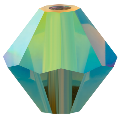 Preciosa Rondelle Beads - Olivine AB 2x