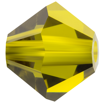 Preciosa Rondelle Beads - Olivine