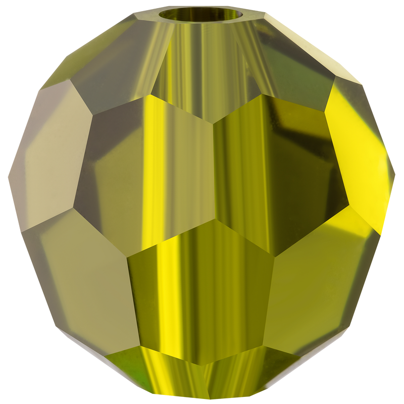 Preciosa Round Beads - Olivine