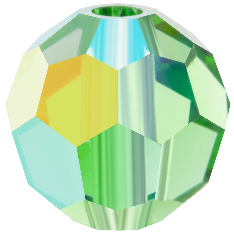 Preciosa Round Beads - Peridot AB