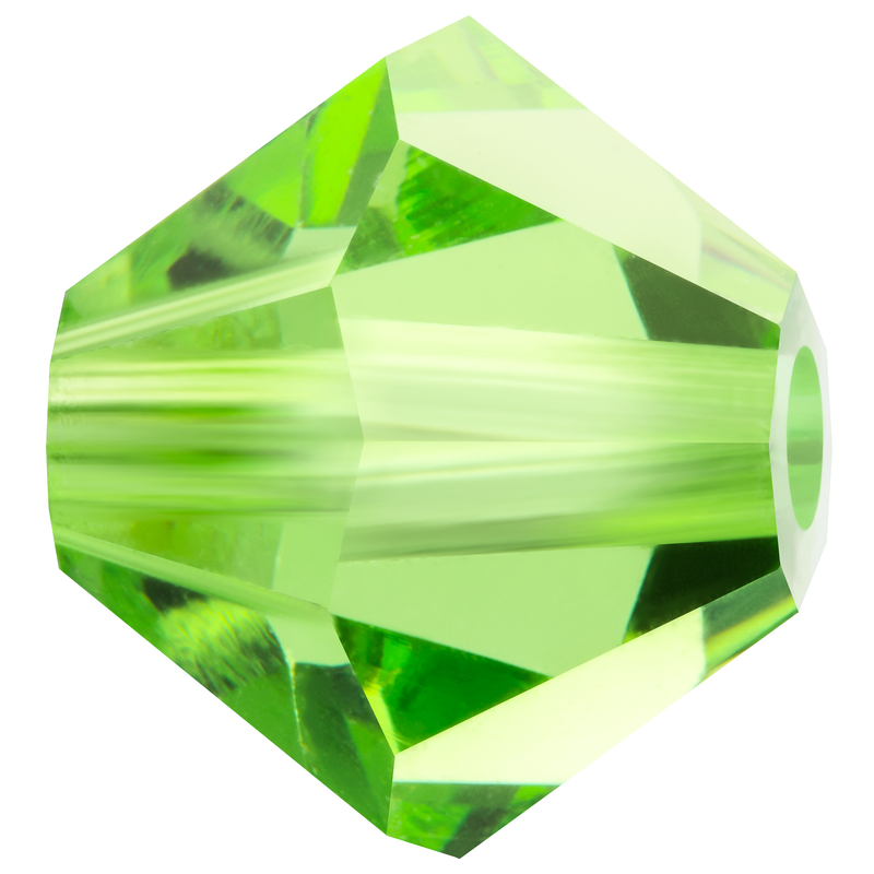 Preciosa Rondelle Beads - Peridot