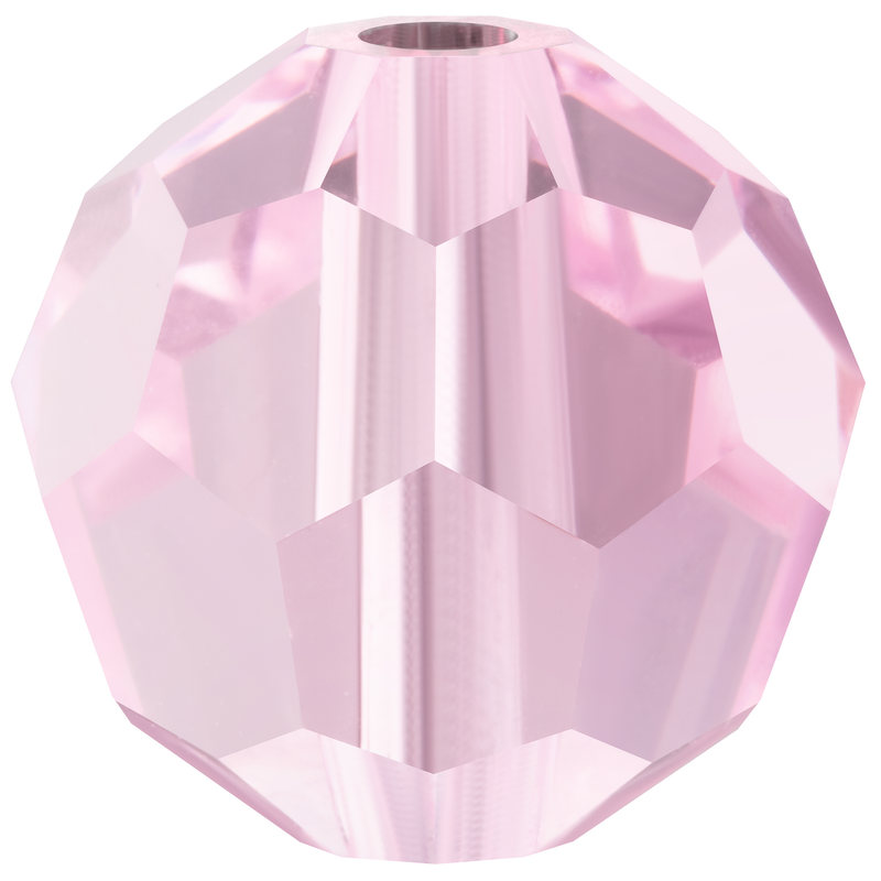 Preciosa Round Beads - Pink Sapphire