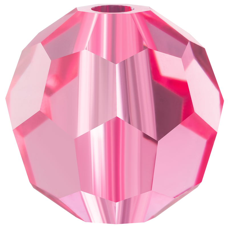 Preciosa Round Beads - Rose