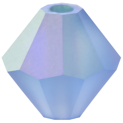 Preciosa Rondelle Beads - Sapphire Matte AB