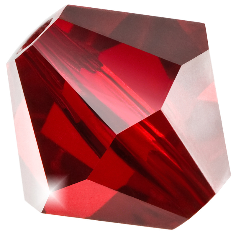 Preciosa Rondelle Beads - Siam