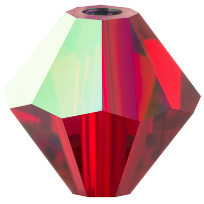 Preciosa Rondelle Beads - Siam AB