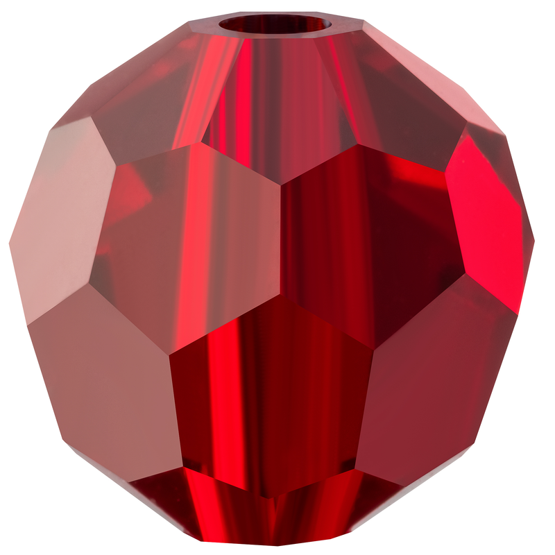 Preciosa Round Beads - Siam