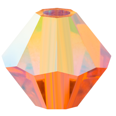 Preciosa Rondelle Beads - Sun AB 2x