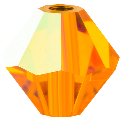 Preciosa Rondelle Beads - Sun AB