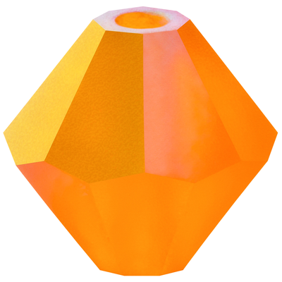 Preciosa Rondelle Beads - Sun Matte AB