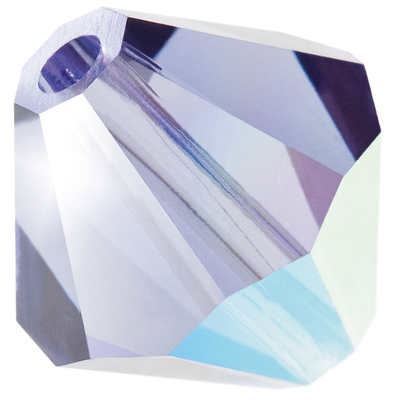 Preciosa Rondelle Beads - Tanzanite AB