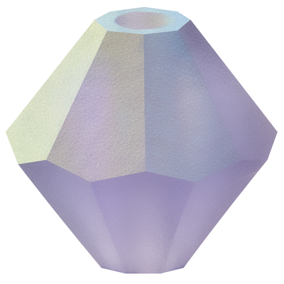 Preciosa Rondelle Beads - Tanzanite Matte AB