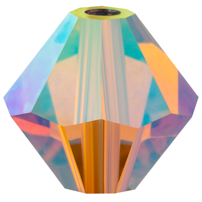 Preciosa Rondelle Beads - Topaz AB 2x