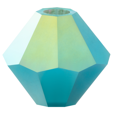 Preciosa Rondelle Beads - Turquoise AB 2x