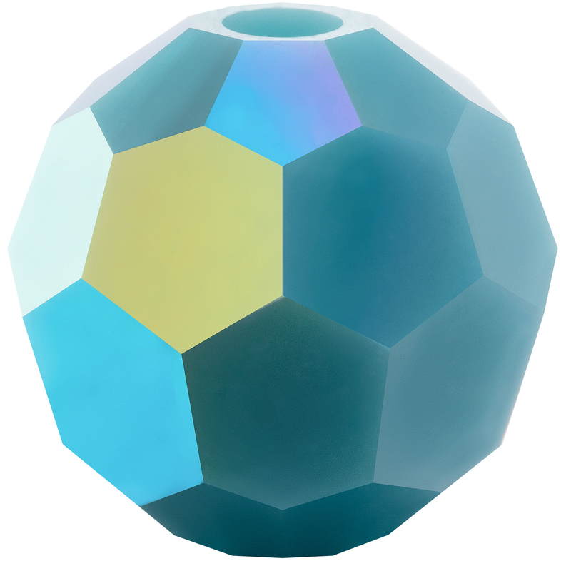 Preciosa Round Beads - Turquoise AB