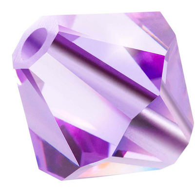 Preciosa Rondelle Beads - Violet