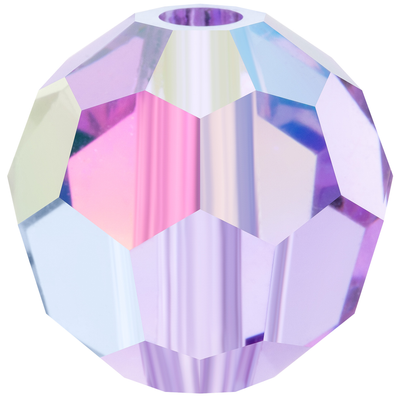 Preciosa Round Beads - Violet AB