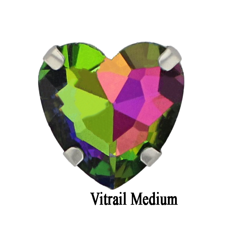 Mini Fancy Stone - Heart