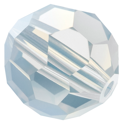 Preciosa Round Beads - White Opal