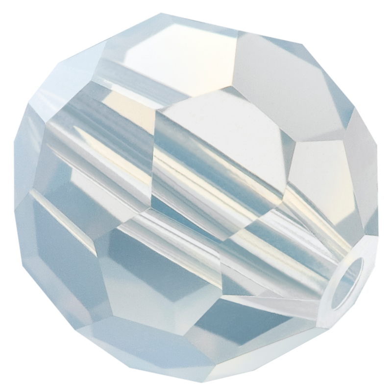 Preciosa Round Beads - White Opal
