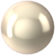 Crystalax 5809 - Crystal Creamrose Lt. Pearl